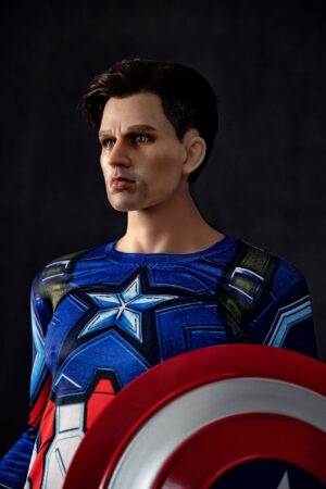 Captain America - Brave Male Sex Doll with Silicone Head