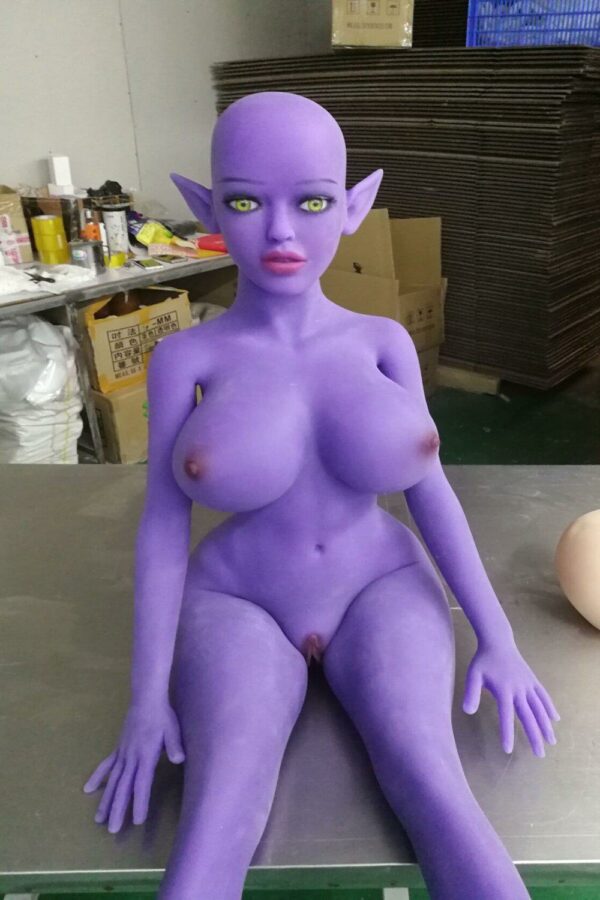 Avia - Purple E.T. Realistic Mini Doll- Realistic Sex Doll - Custom Sex Doll - VSDoll